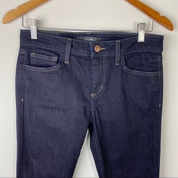 Joe’s Skinny Ankle Cropped Jeans In Dark Wash 27 - Picture 3 of 10